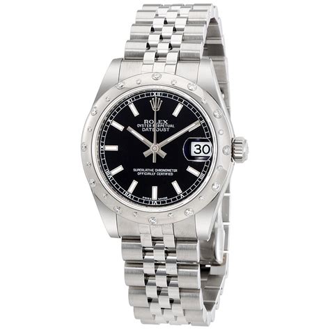 rolex oyster perpetual 31 black